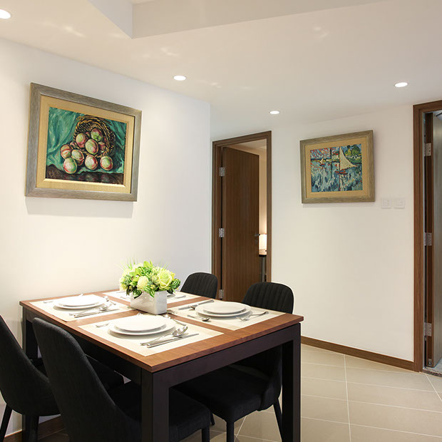 Takan Lodge - Apartments in Wanchai, Dinner Room